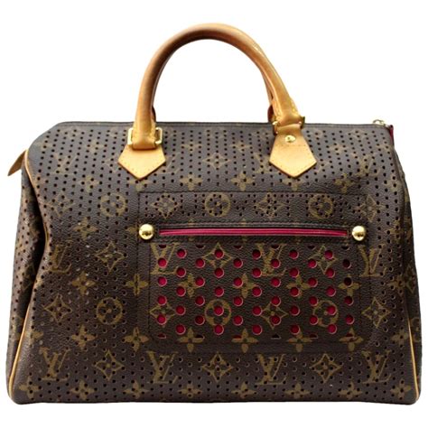 lv perforated speedy|louis vuitton perforated bag.